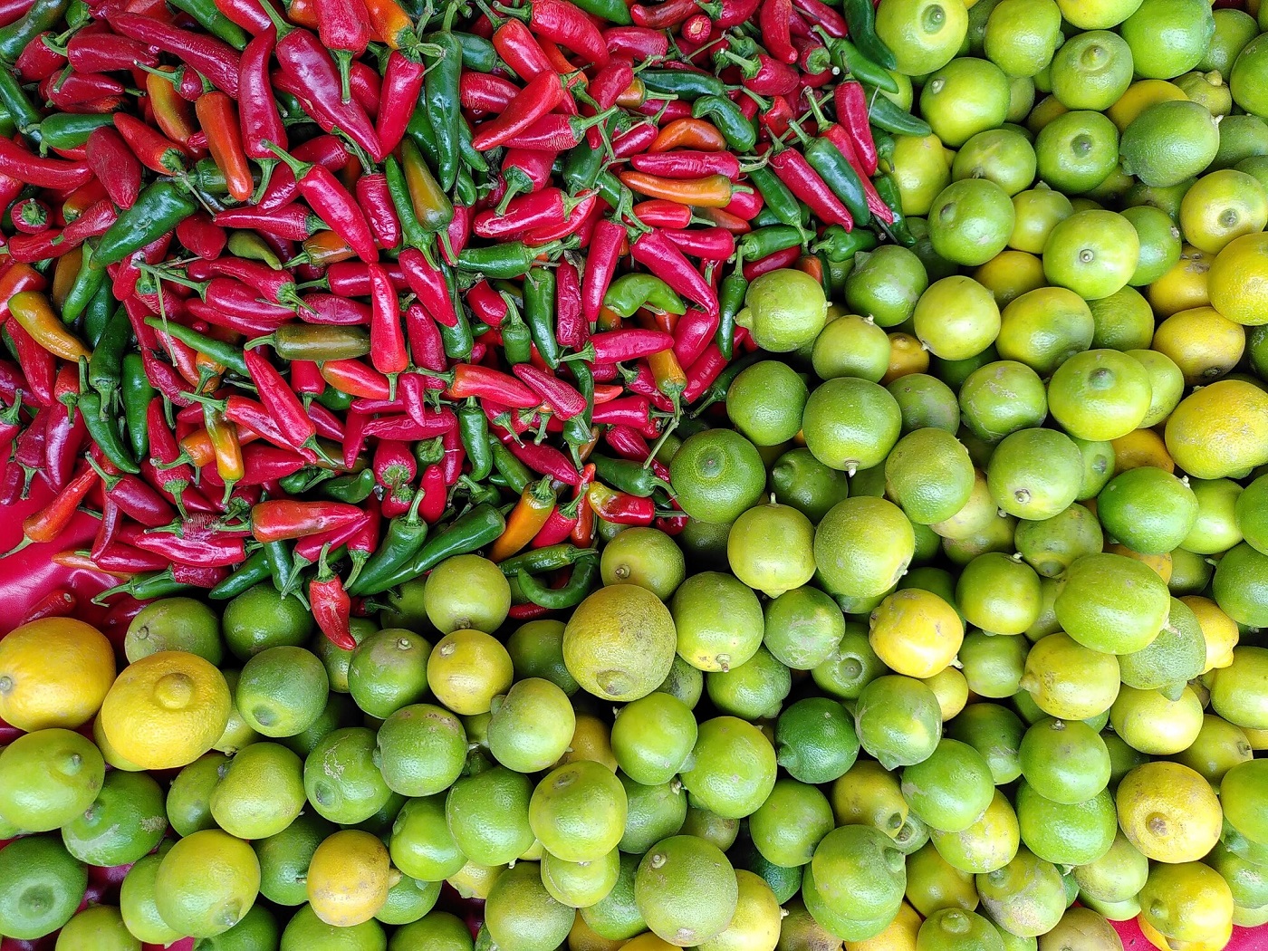 piments et citrons